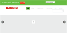 Tablet Screenshot of karnim.com
